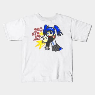 Miku Baka Ameo (Hatsune Miku) Kids T-Shirt